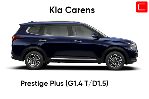 The New Kia Carens Prestige Plus