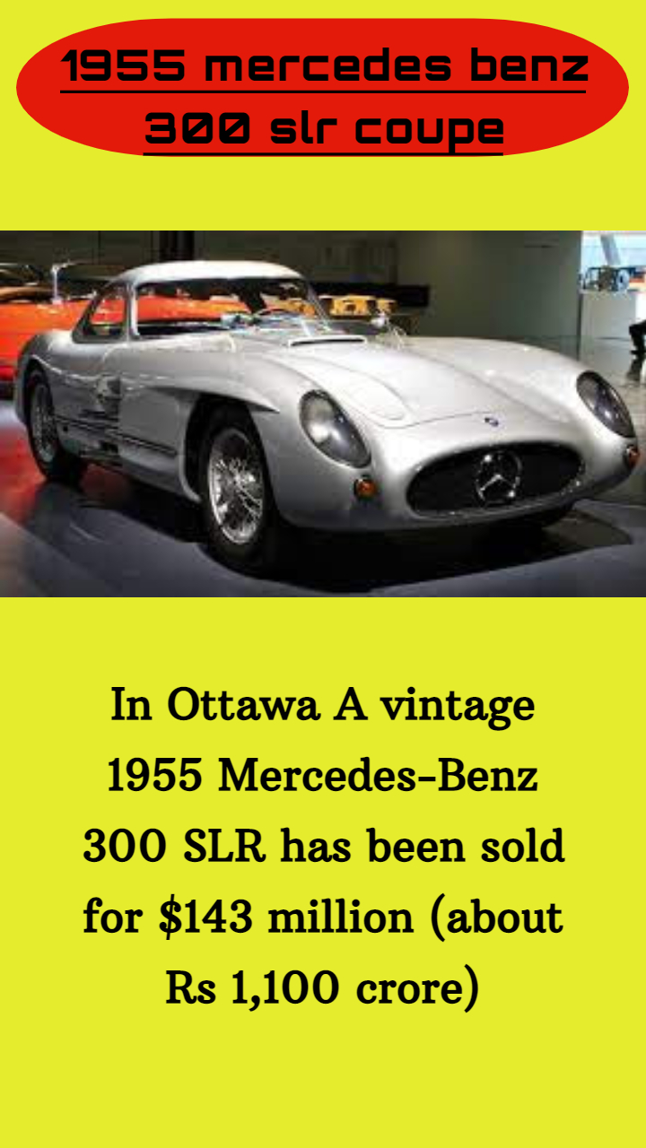 1955 Mercedes Benz 300 SLR Becomes Expensive Car »