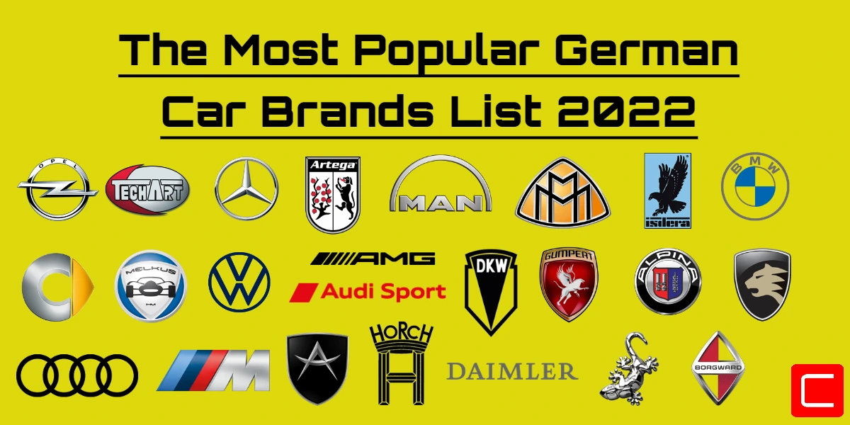 The Most Popular German Car Brands List 2022